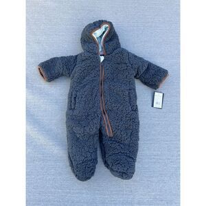 Ben‎ Sherman 3-6 Month One Piece Snowsuit Navy